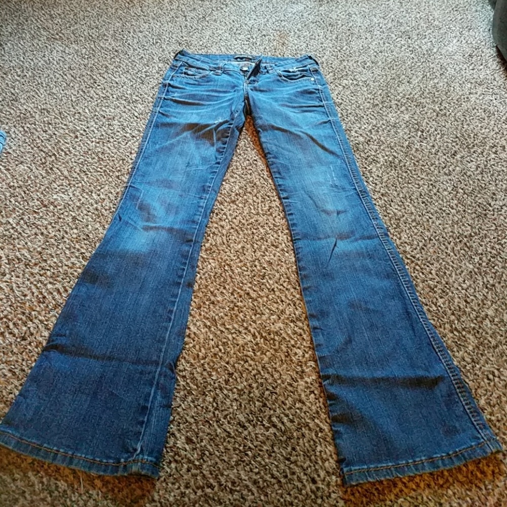 Dark Distressed Jeans